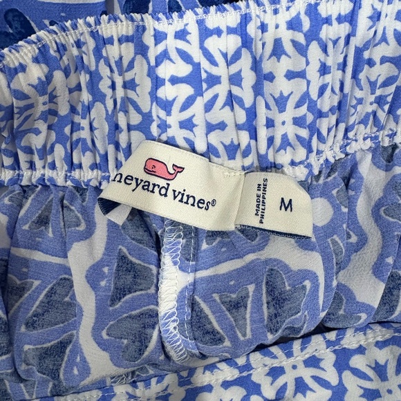 NWOT Printed Ruffle Blue Vineyard Vines Shorts - Picture 2 of 3